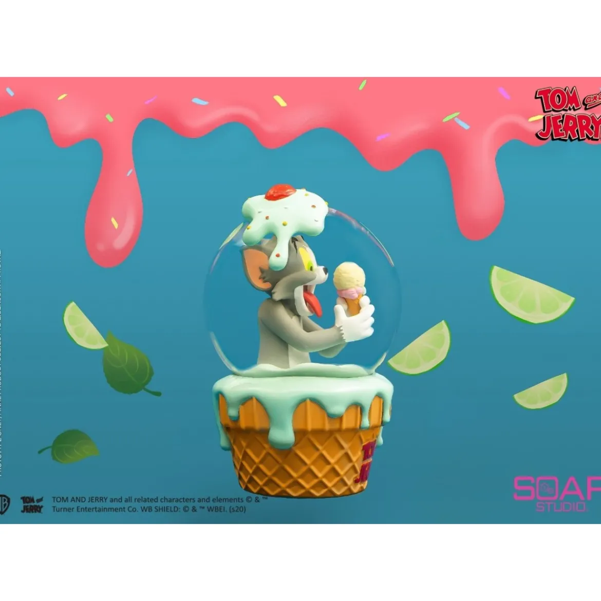 Soap Studios - Tom and Jerry - Tom Ice Cream Snow Globe