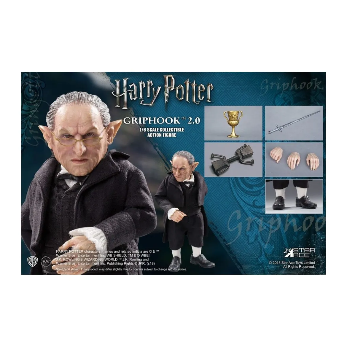 Star Ace Harry Potter - My Favourite Movie 1/6 - Griphook 2.0 Version - 20 cm