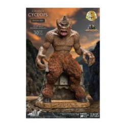 Star ace - Ray Harryhausens Horned Cyclops Deluxe Version - Le Septième Voyage de Sinbad statuette Soft Vinyl.