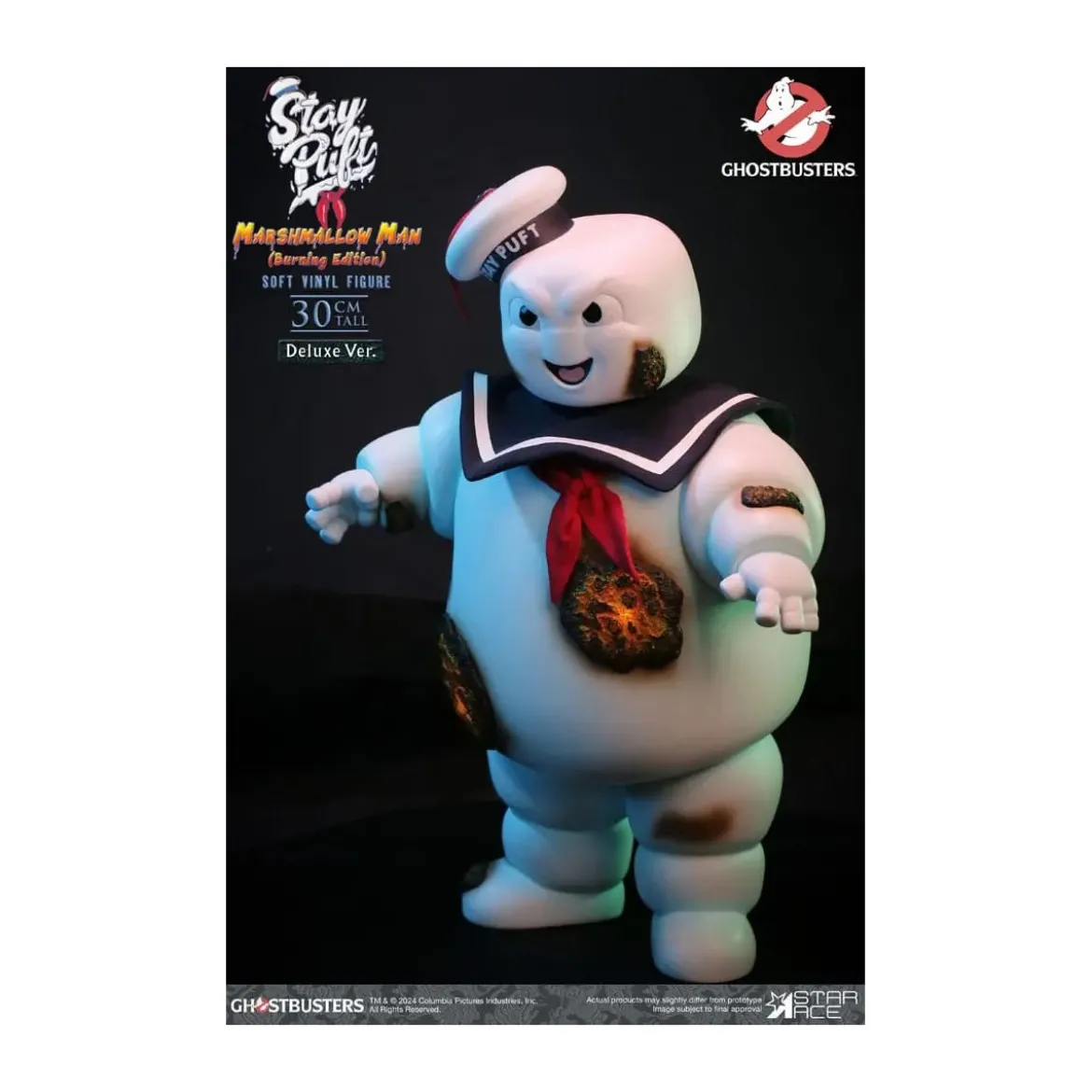 Star Ace - Stay Puft Marshmallow Man Burning Edition Deluxe Version - Ghostbusters