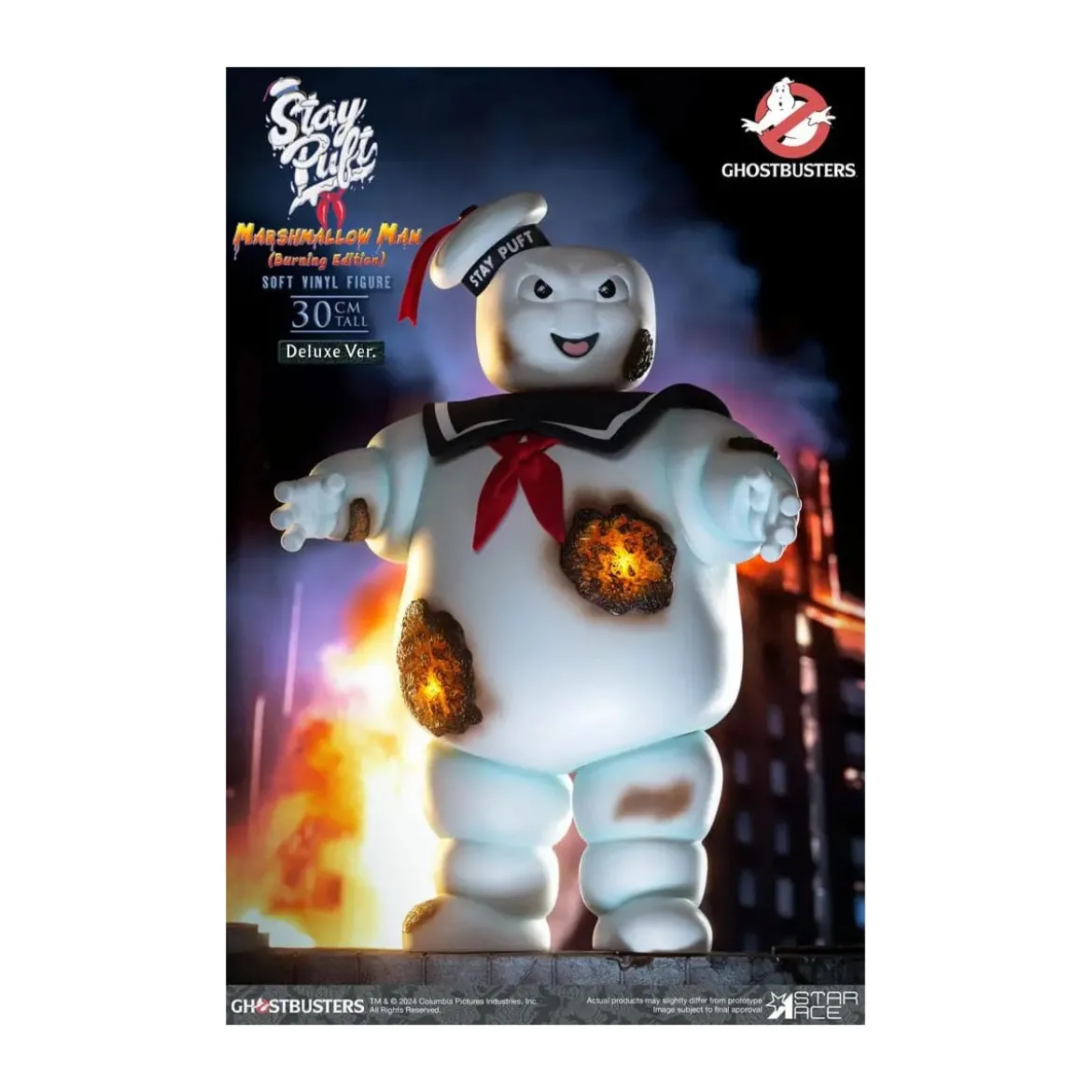 Star Ace - Stay Puft Marshmallow Man Burning Edition Deluxe Version - Ghostbusters