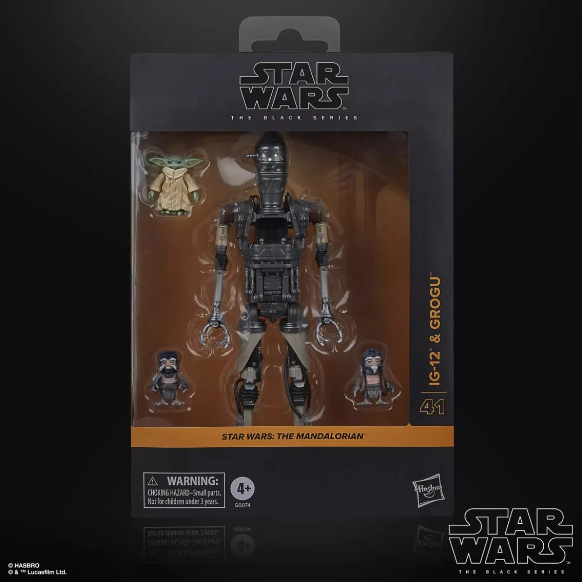 Star Wars Black Series - Deluxe IG-12 et Grogu - The Mandalorian