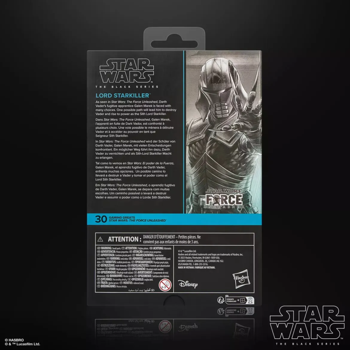 Star Wars Black Series Gaming Greats - Lord Starkiller - The Force Unleashed