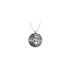 Star Wars - Collier Etoile de la mort plaqué argent