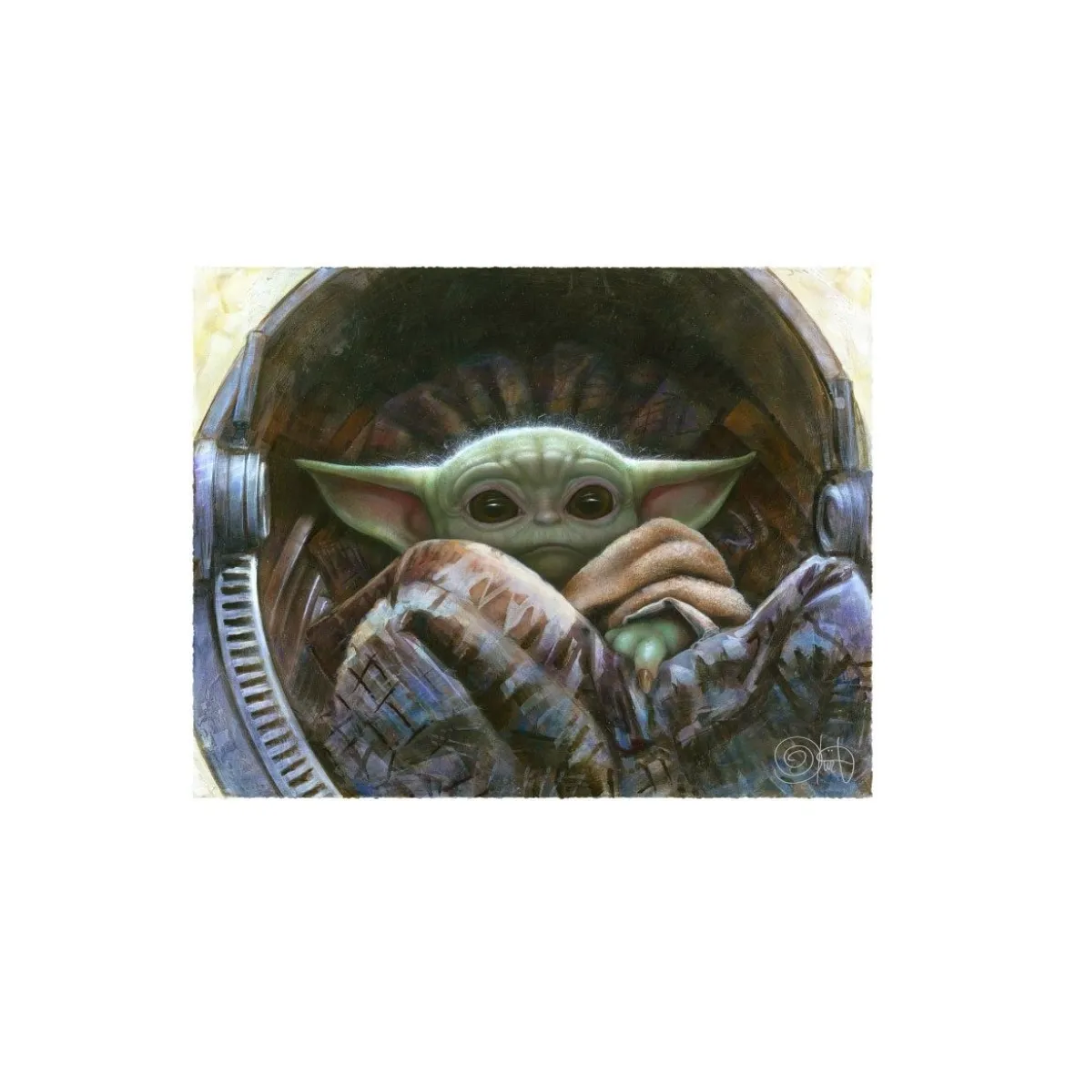 Star wars impression Art Print - The Child - The Mandalorian - 41 x 51 cm