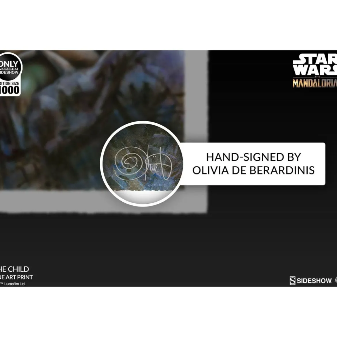 Star wars impression Art Print - The Child - The Mandalorian - 41 x 51 cm