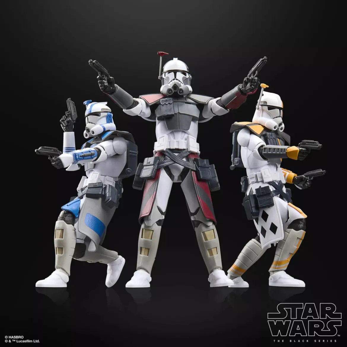 Star Wars The Black Series - ARC Trooper Battle Pack (Colt, Havoc, Blitz) - The Clone Wars