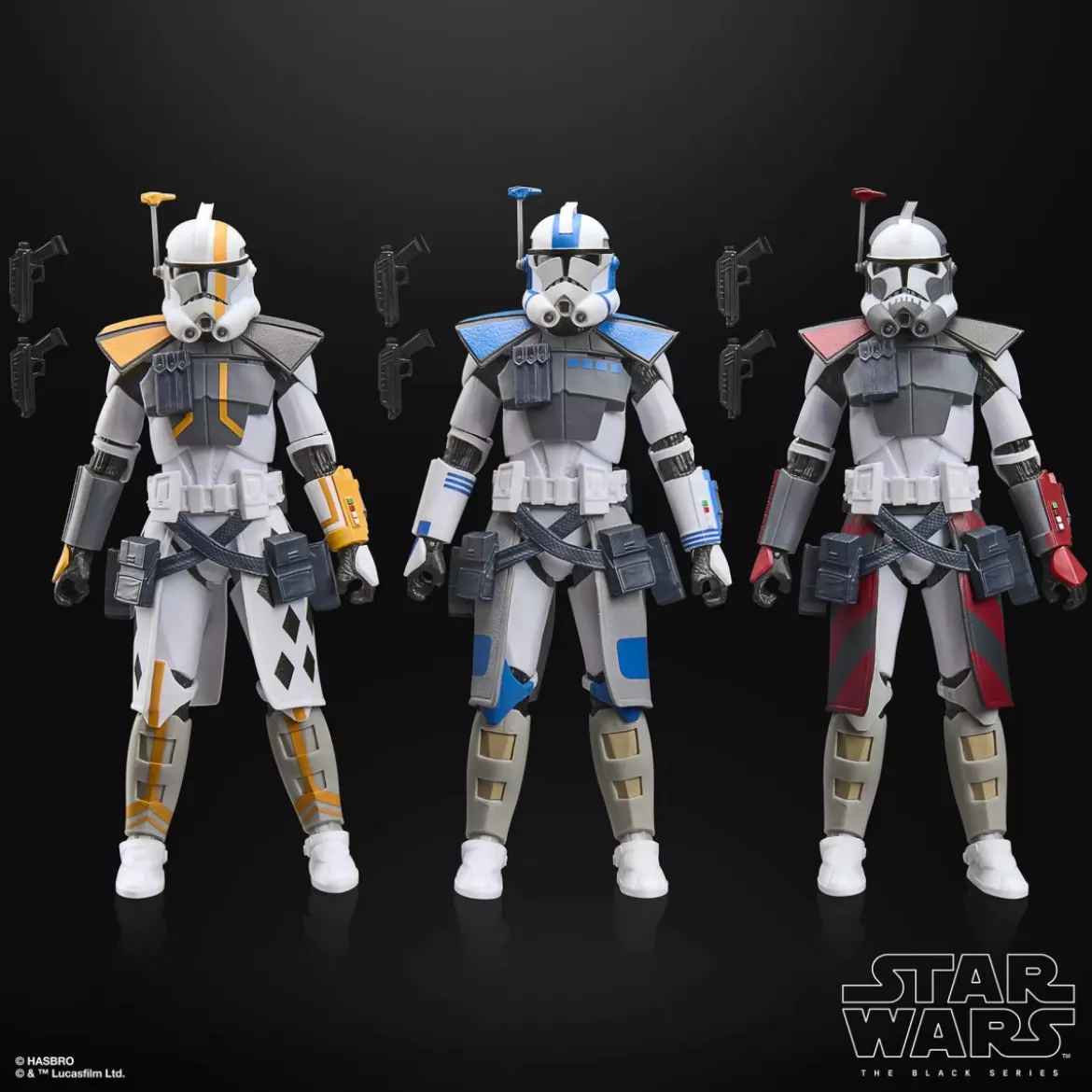 Star Wars The Black Series - ARC Trooper Battle Pack (Colt, Havoc, Blitz) - The Clone Wars