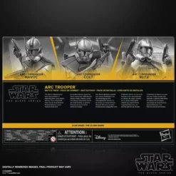 Star Wars The Black Series - ARC Trooper Battle Pack (Colt, Havoc, Blitz) - The Clone Wars