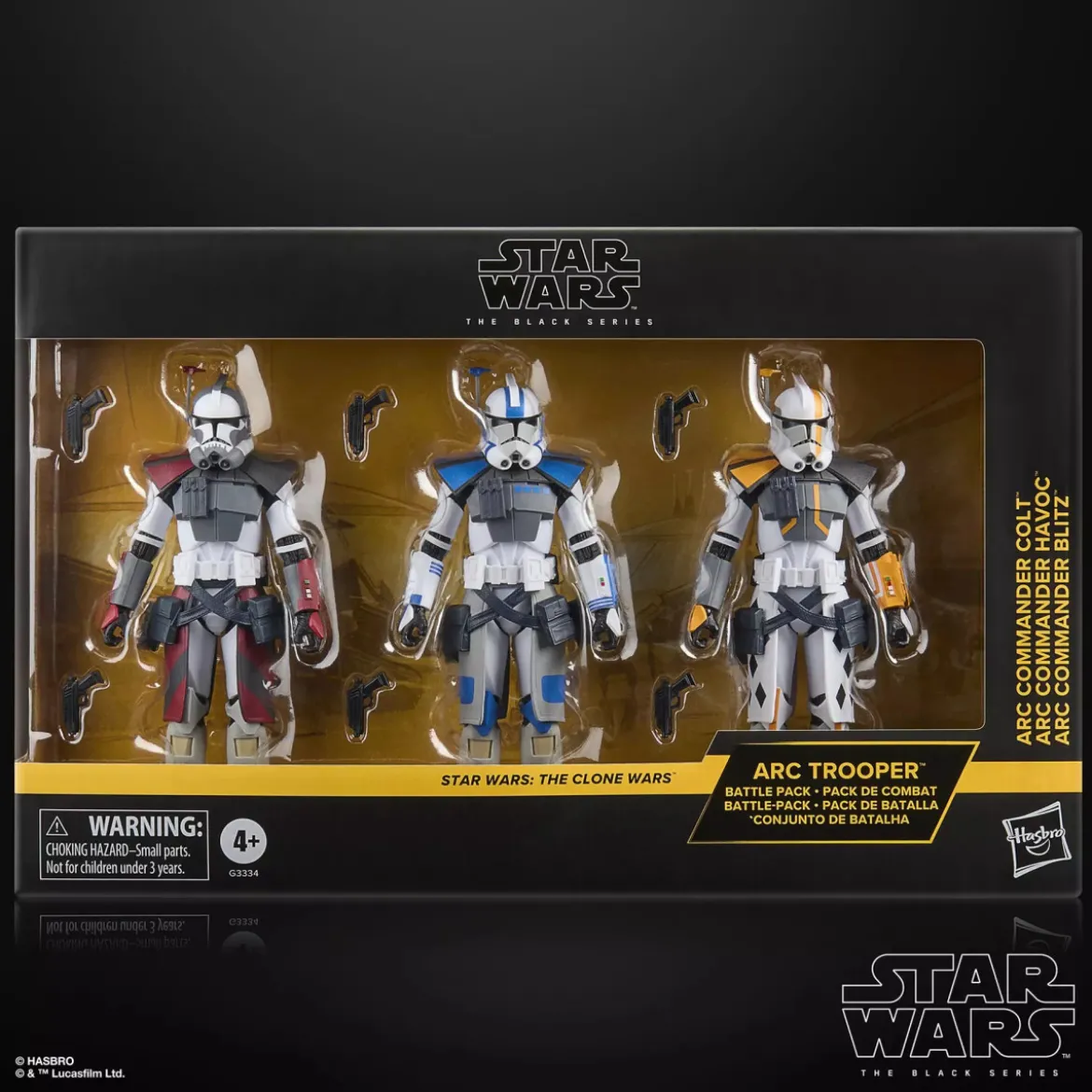 Star Wars The Black Series - ARC Trooper Battle Pack (Colt, Havoc, Blitz) - The Clone Wars