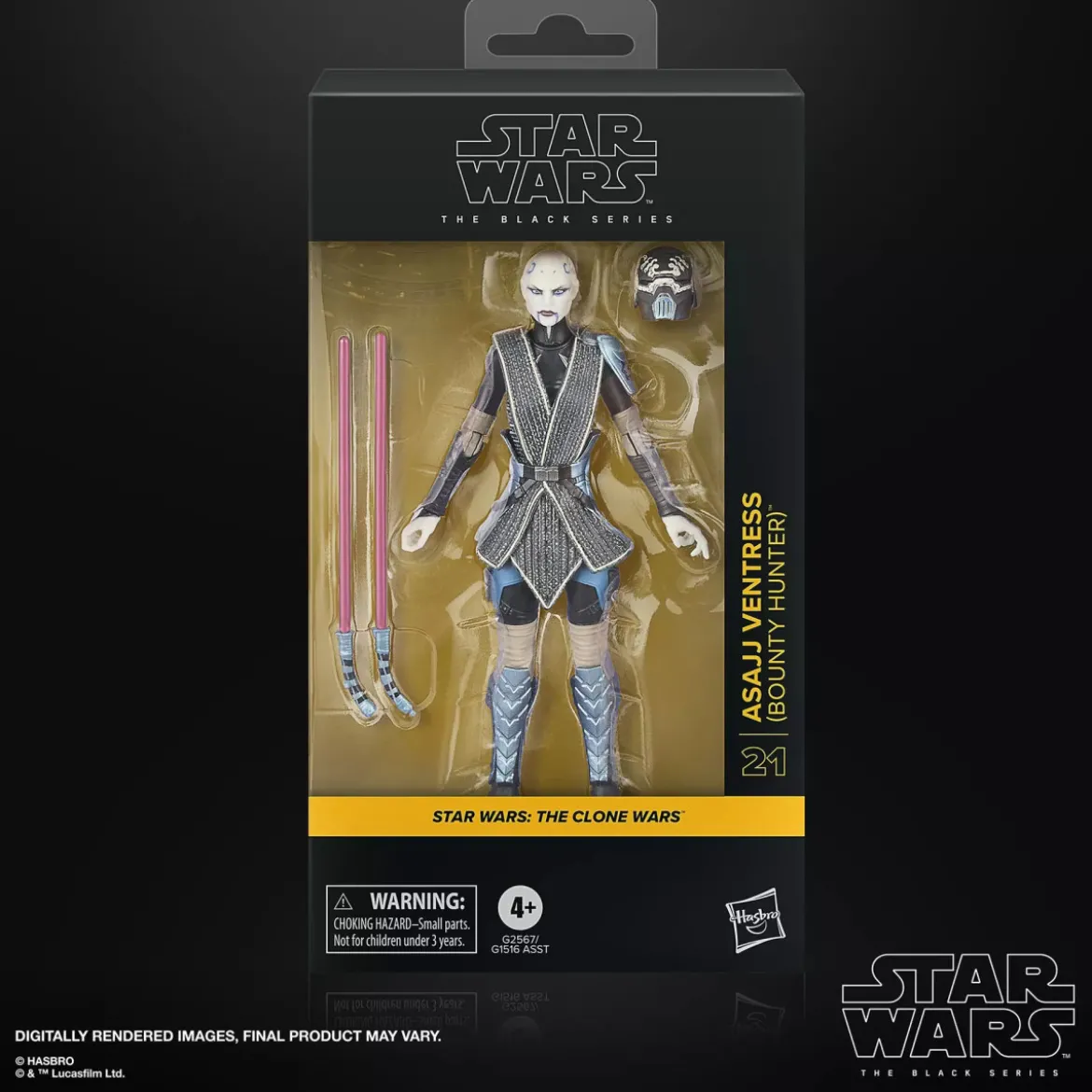 Star Wars The Black Series - Asajj Ventress (Bounty Hunter) - The Clone Wars