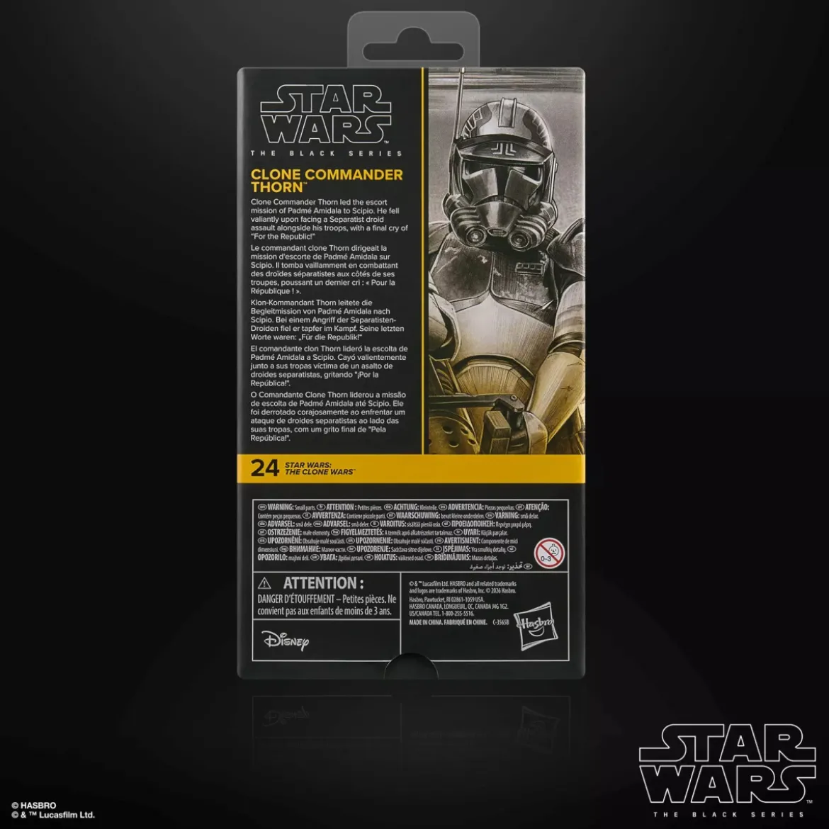 Star Wars The Black Series - Clone Commander Thorn - The Clone Wars