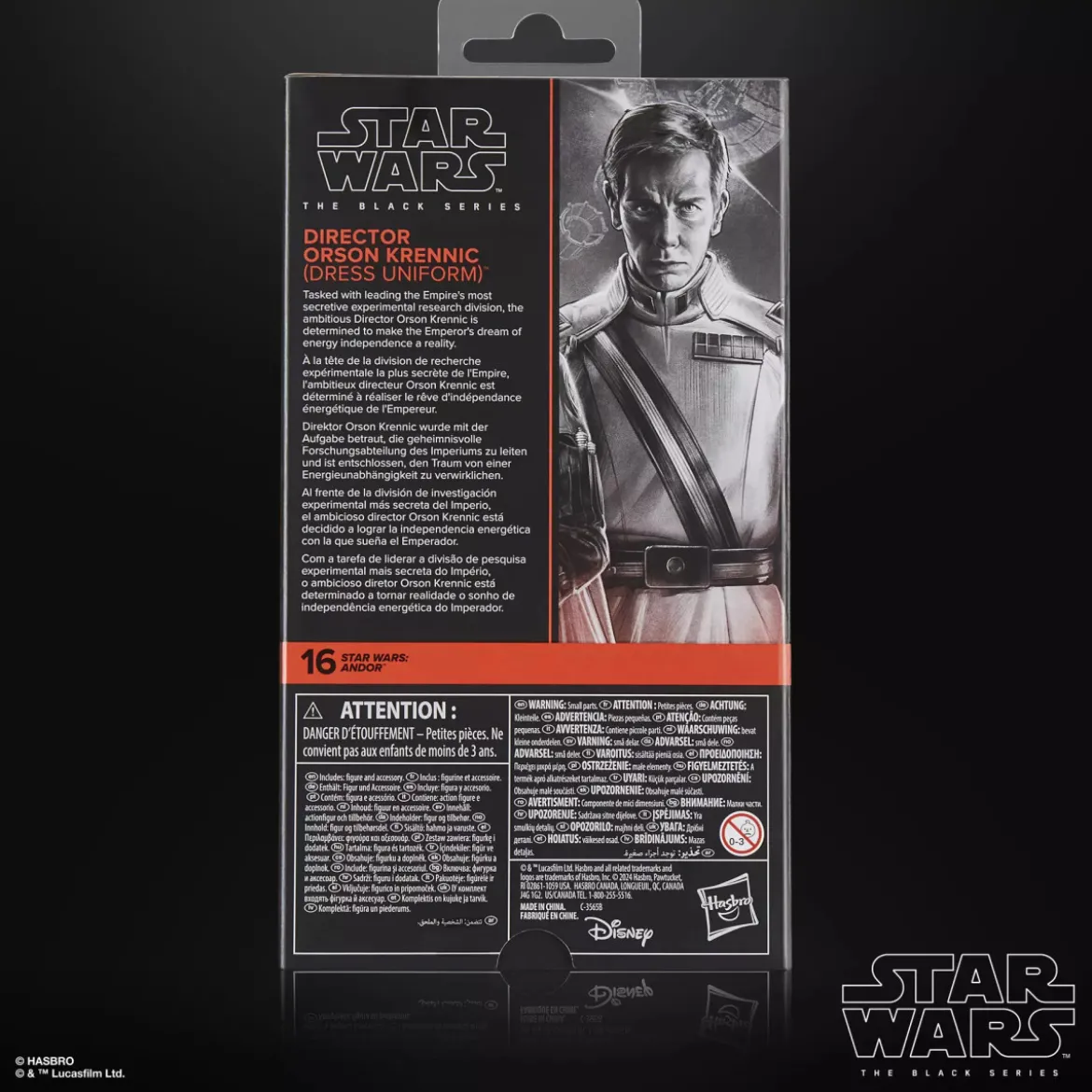 Star Wars The Black Series - Director Orson Krennic (Dress Uniform) - Andor