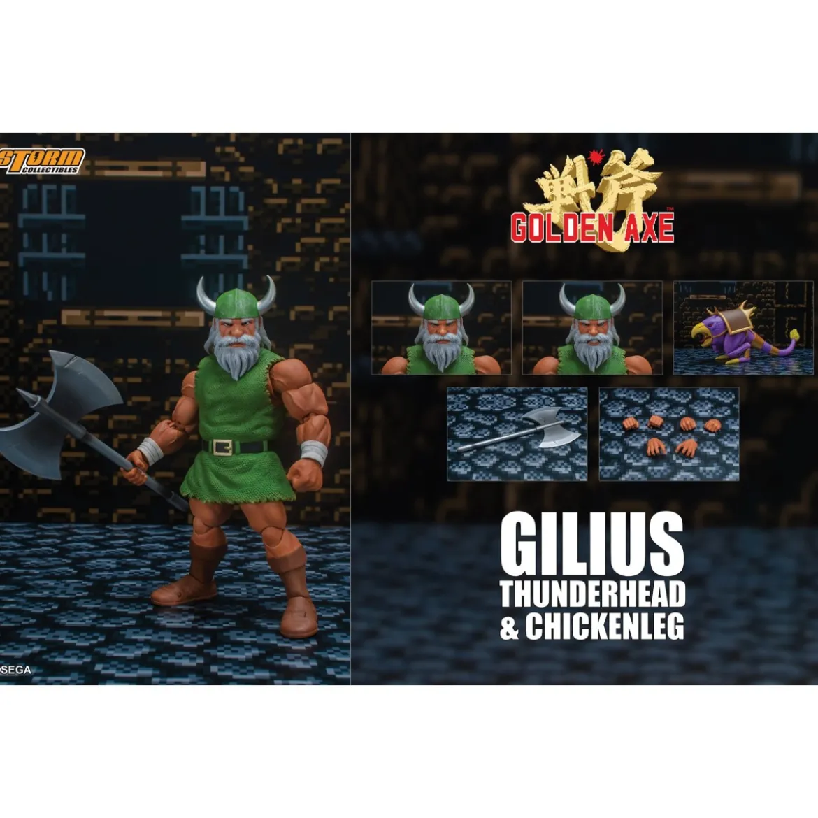 Storm Collectibles - Golden Axe - Gilius Thunderhead & Chickenleg