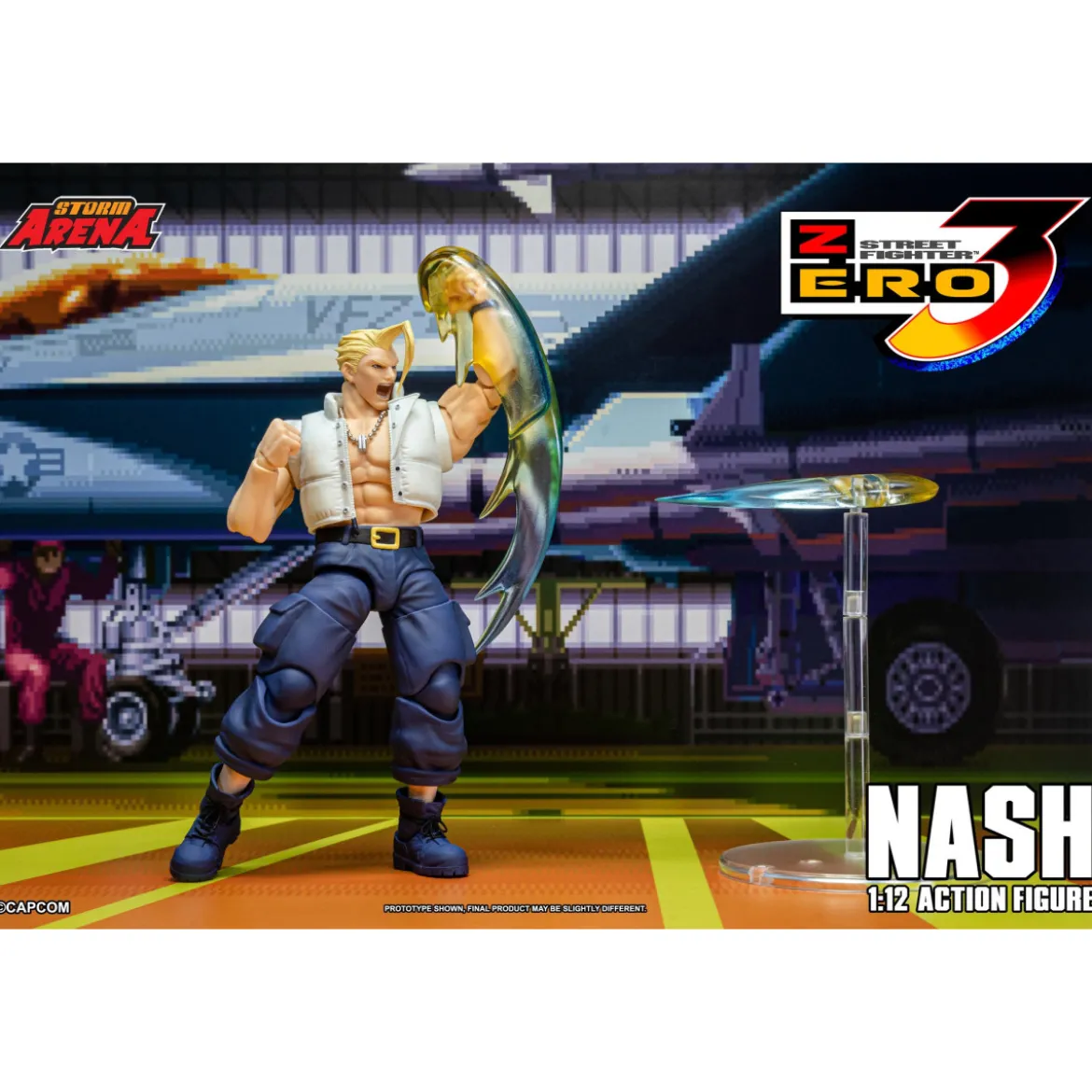 Storm Collectibles - NASH (Charlie) Hong Kong Comic Con Exclusive 2026 - Street Fighter Alpha Storm Arena 1/12