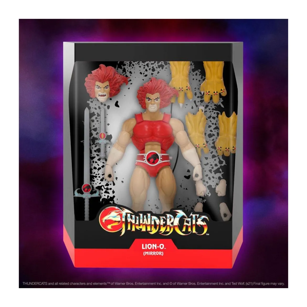 Super 7 - Thundercats - Lion-O Mirror - Starlion - Cosmocats