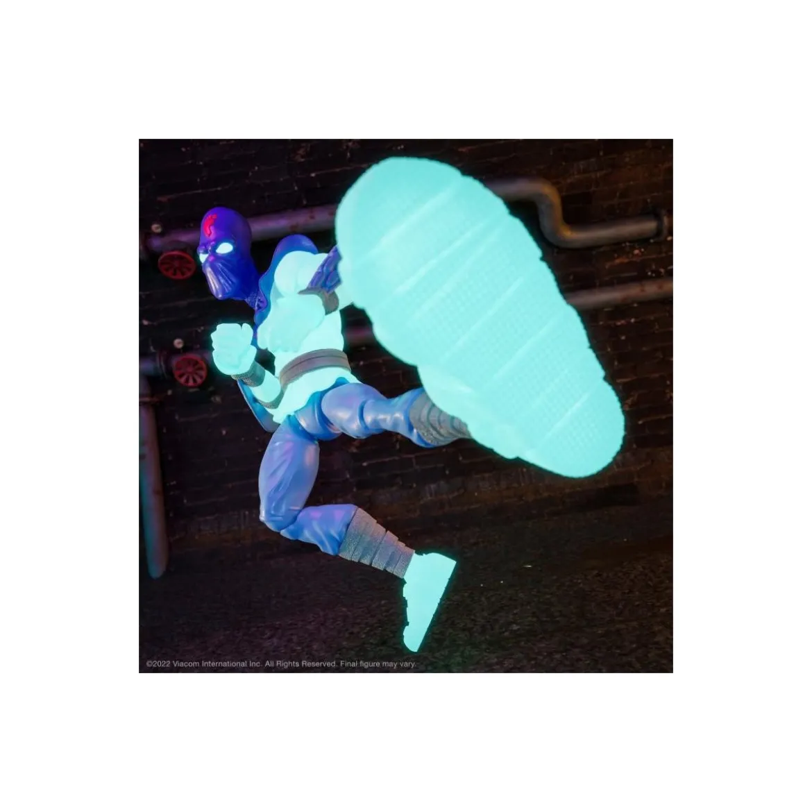 Super 7 - TMNT Ultimates GLOW-IN-THE-DARK FOOT SOLDIER Exclusive - Teenage Mutant Ninja Turtles