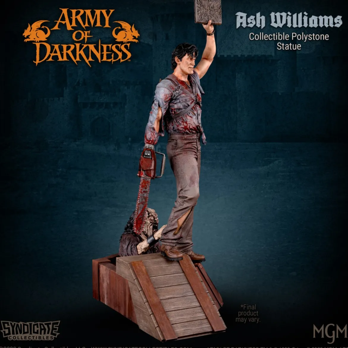 Syndicate Collectibles - Evil Dead Army of Darkness - Ash Williams Premium Statue 1/4 Apex Edition