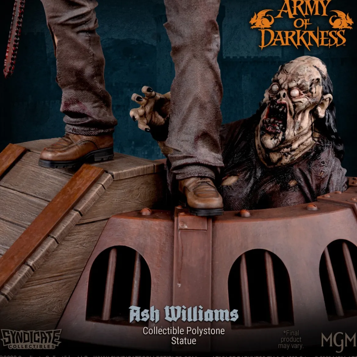 Syndicate Collectibles - Evil Dead Army of Darkness - Ash Williams Premium Statue 1/10 Apex Edition