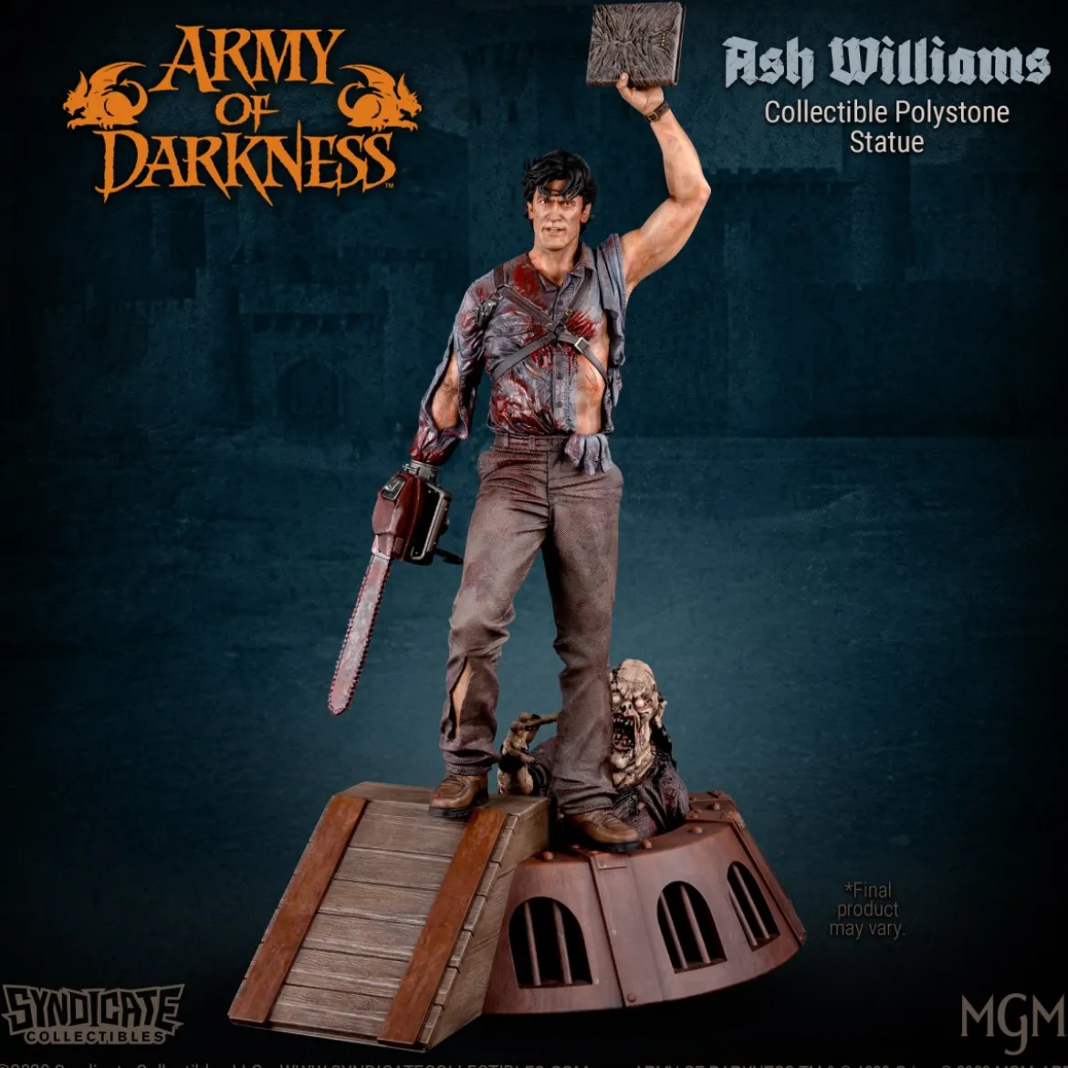 Syndicate Collectibles - Evil Dead Army of Darkness - Ash Williams Premium Statue 1/10 Apex Edition