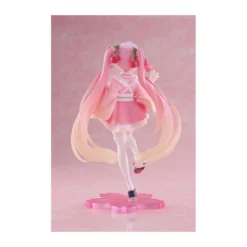Taito AMP Fig - Hatsune Miku - Newley Written Sakura Miku Japanese Cafe Ver. Reissue