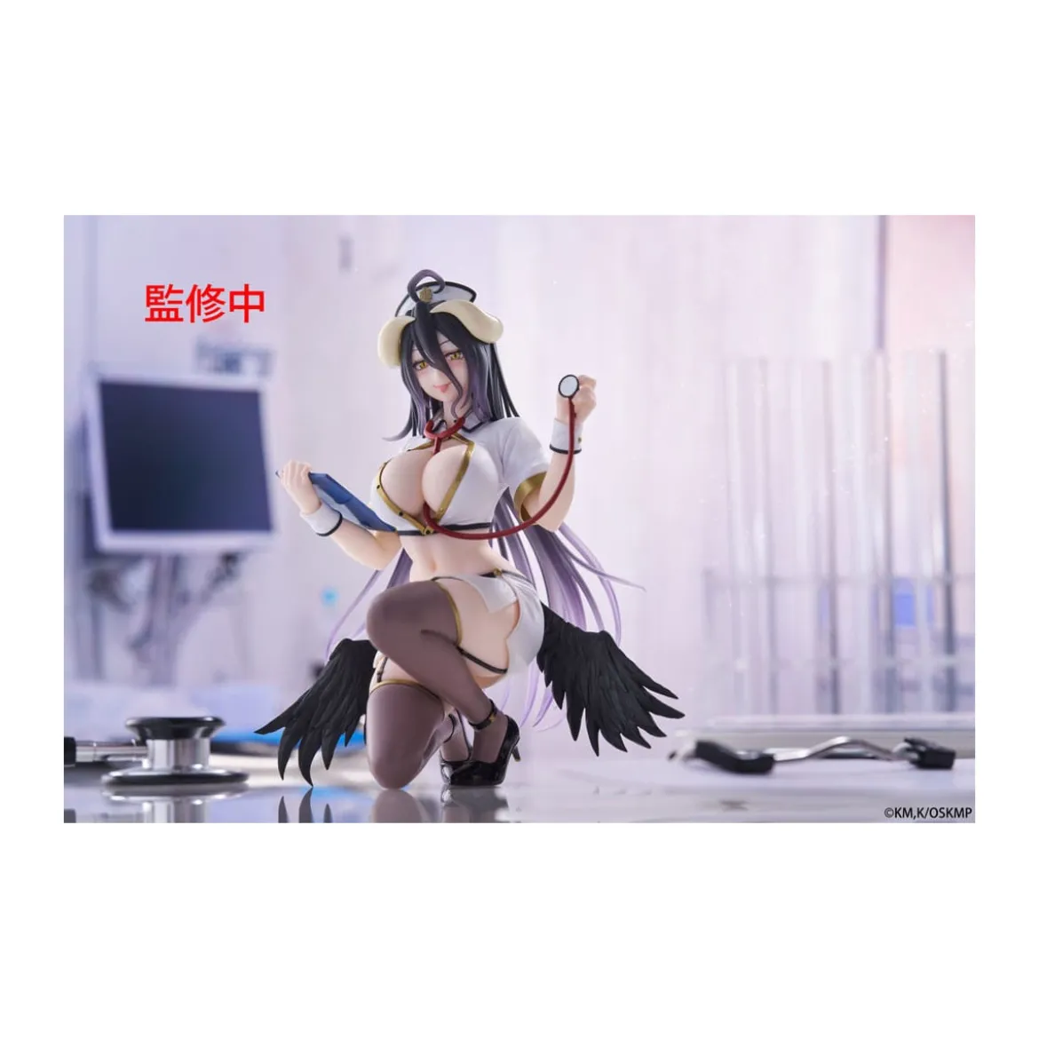 Taito - Desktop Cute Figure Albedo Nurse Version Renewal - Overlord