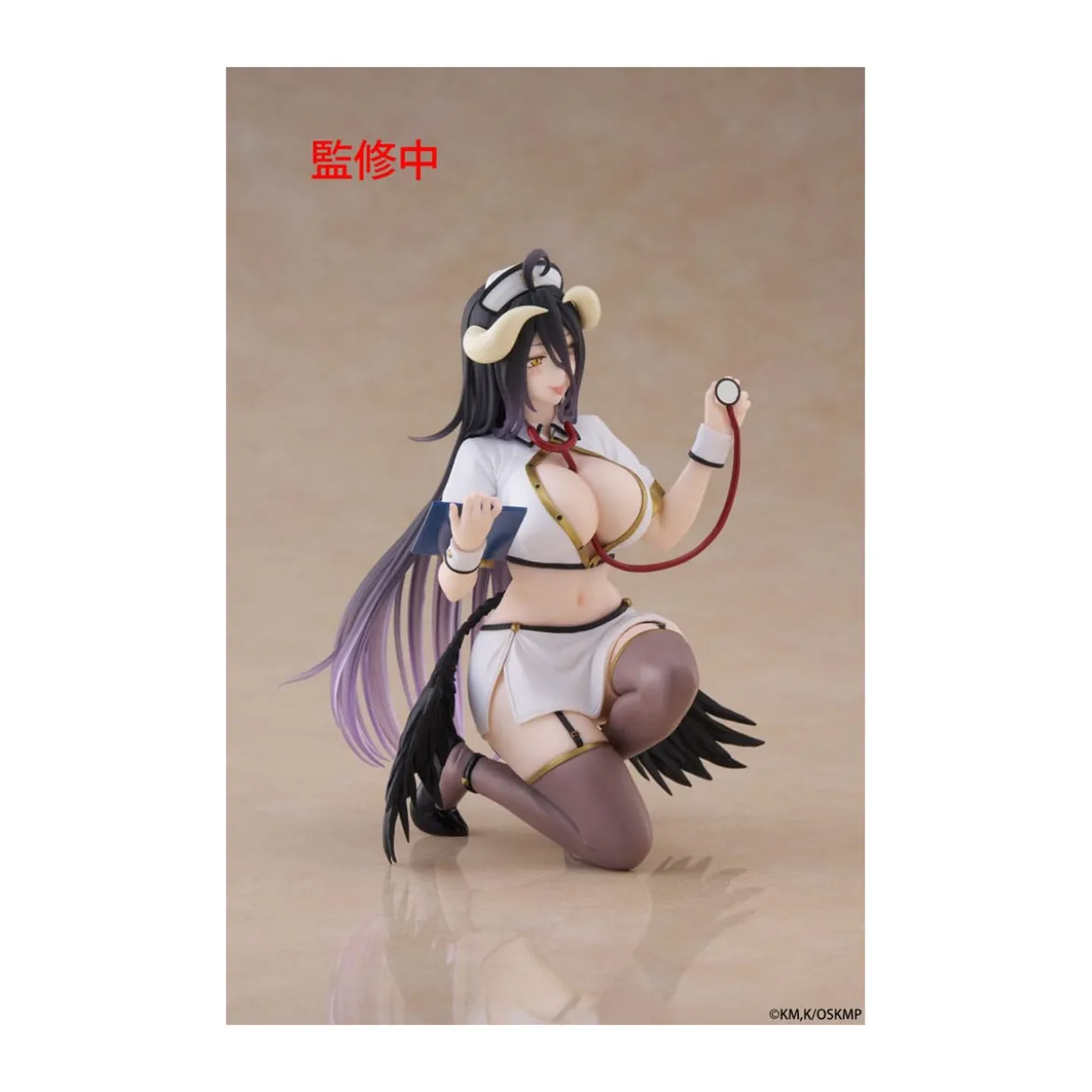 Taito - Desktop Cute Figure Albedo Nurse Version Renewal - Overlord