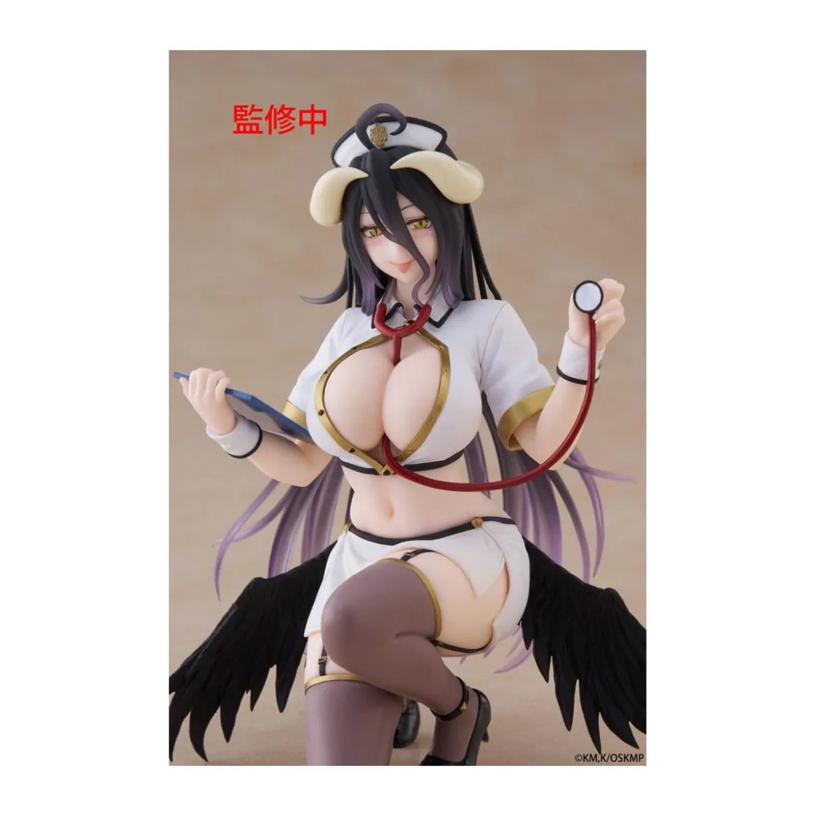 Taito - Desktop Cute Figure Albedo Nurse Version Renewal - Overlord