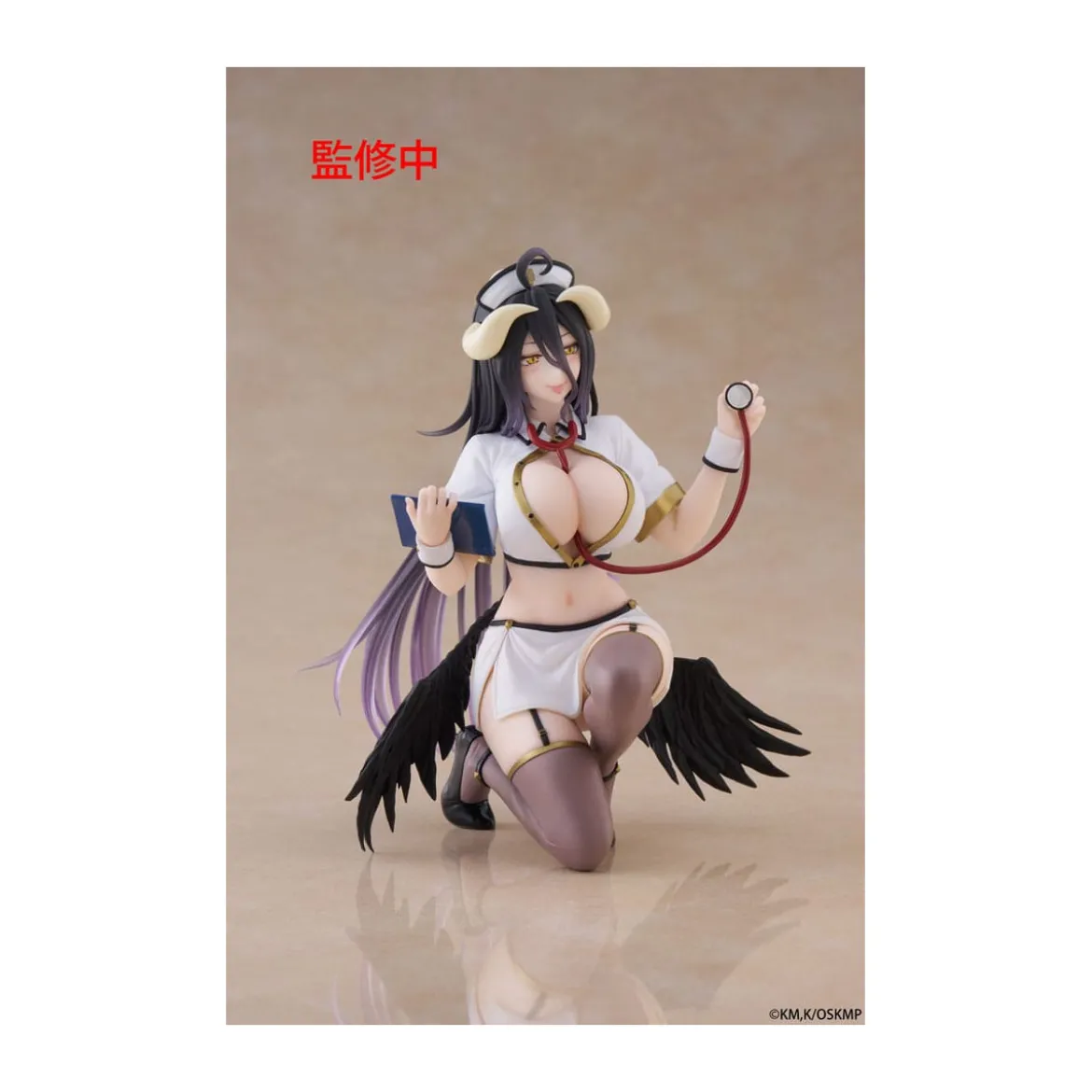 Taito - Desktop Cute Figure Albedo Nurse Version Renewal - Overlord