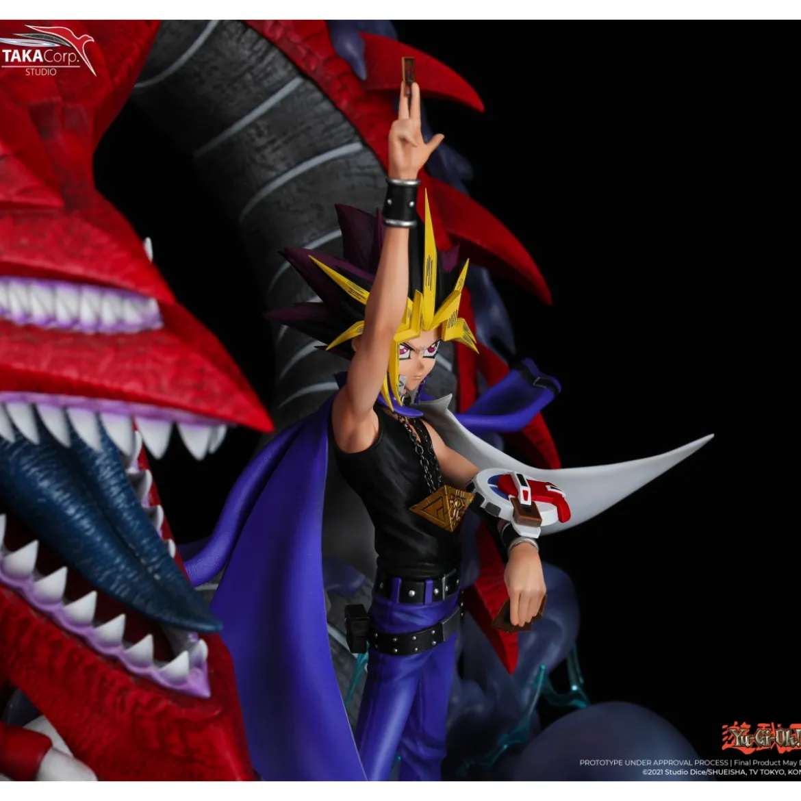 Taka Corp - Yu Gi-Oh! - Statue Yami Yugi & Slifer Le Dragon Céleste - 1/6