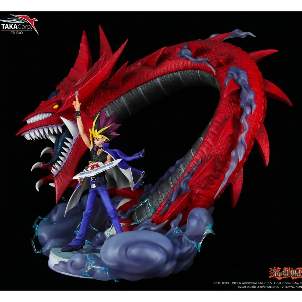 Taka Corp - Yu Gi-Oh! - Statue Yami Yugi & Slifer Le Dragon Céleste - 1/6