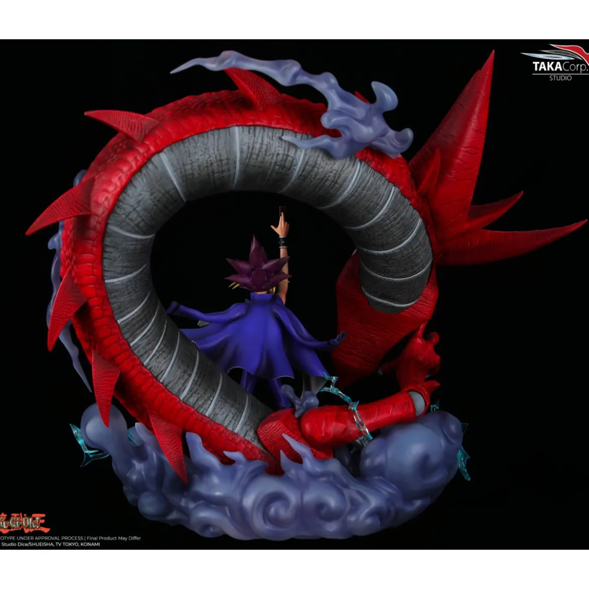 Taka Corp - Yu Gi-Oh! - Statue Yami Yugi & Slifer Le Dragon Céleste - 1/6