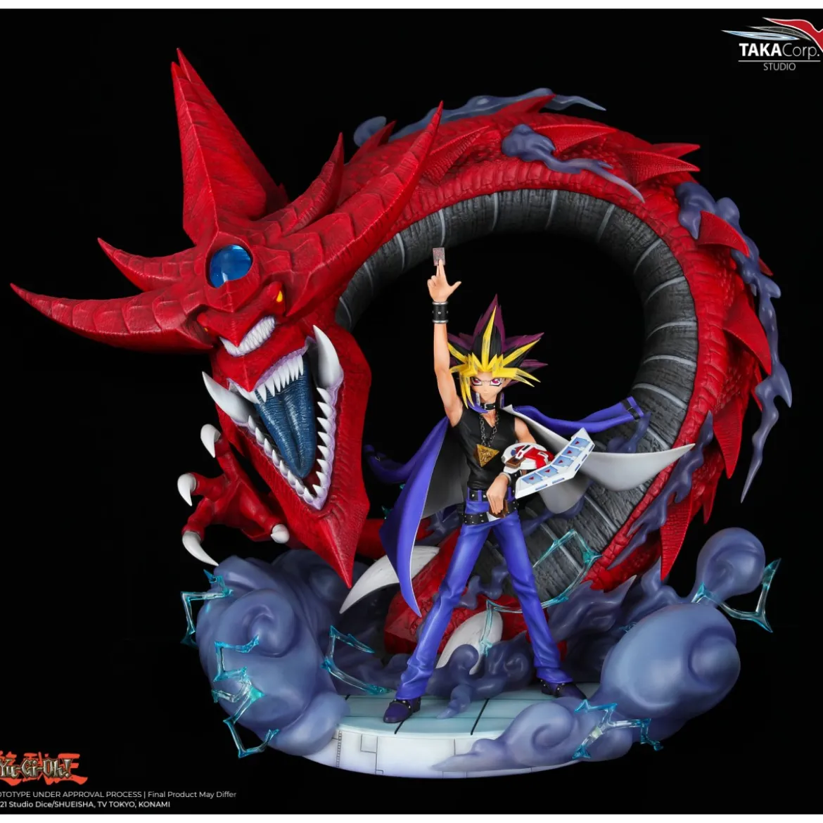 Taka Corp - Yu Gi-Oh! - Statue Yami Yugi & Slifer Le Dragon Céleste - 1/6