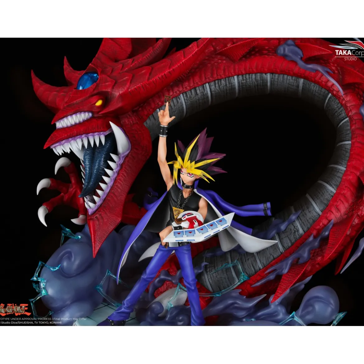 Taka Corp - Yu Gi-Oh! - Statue Yami Yugi & Slifer Le Dragon Céleste - 1/6