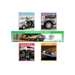 Takara Tomy - Back to the Future - Die Cast Time Machine Replica DeLorean