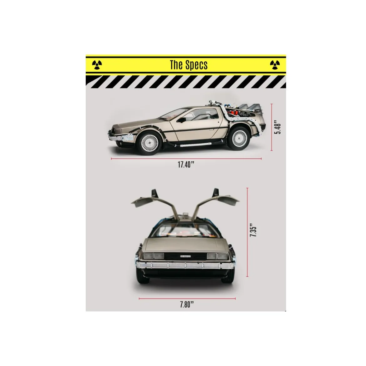 Takara Tomy - Back to the Future - Die Cast Time Machine Replica DeLorean