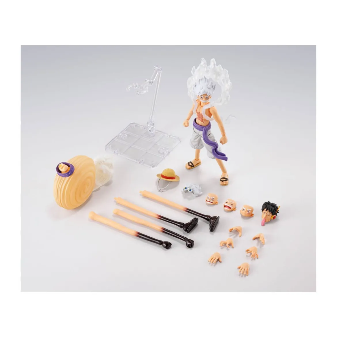 Tamashii Bandai One Piece - Monkey D. Luffy Gear 5 Future Island Egghead - S.H. Figuarts SHF