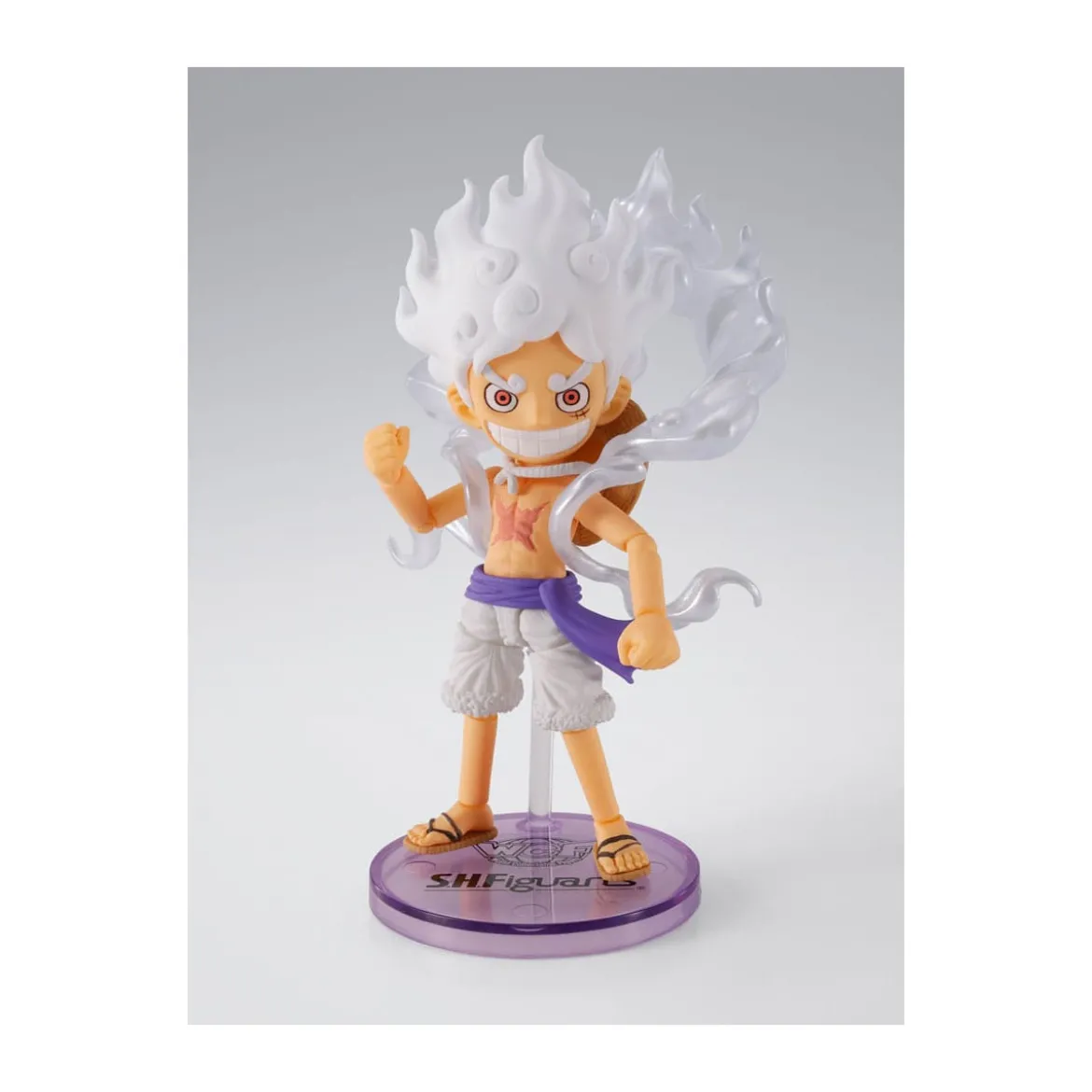 Tamashii Bandai One Piece - Monkey.D.Luffy Gear 5 - World Collectable Figure × S.H.Figuarts