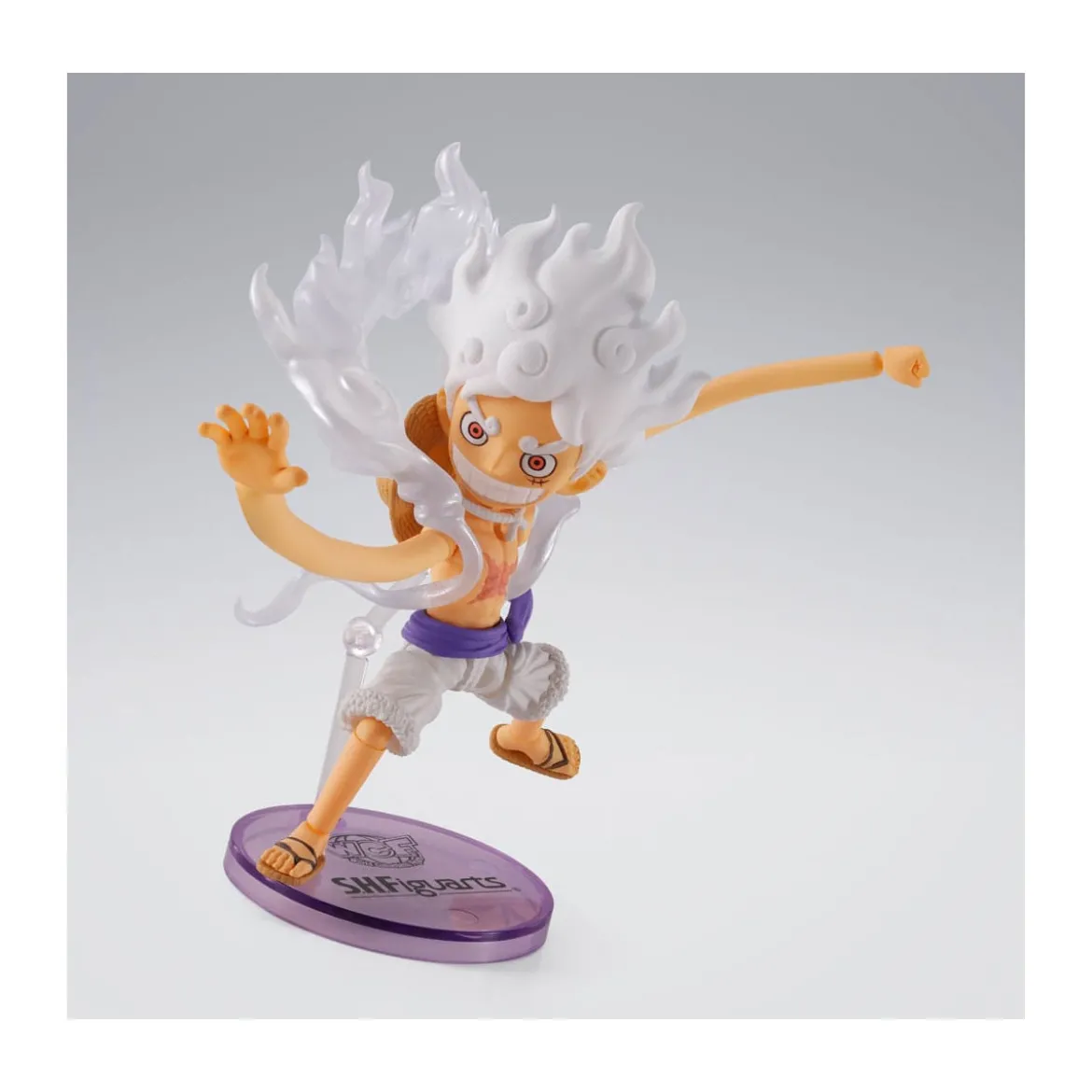Tamashii Bandai One Piece - Monkey.D.Luffy Gear 5 - World Collectable Figure × S.H.Figuarts