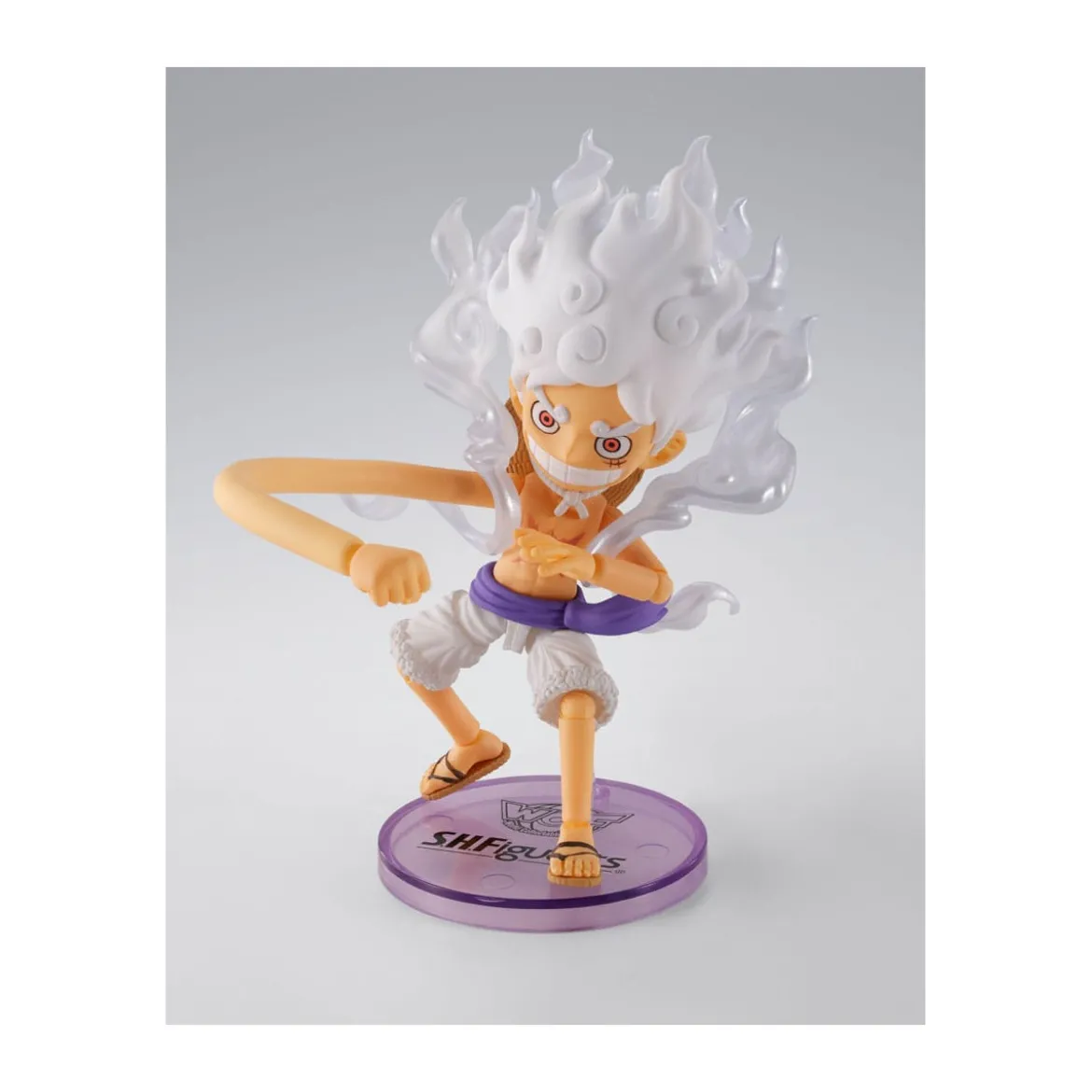 Tamashii Bandai One Piece - Monkey.D.Luffy Gear 5 - World Collectable Figure × S.H.Figuarts