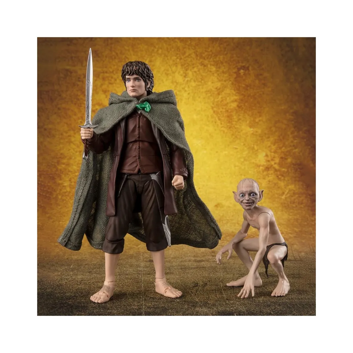 Tamashii - FRODO BAGGINS & GOLLUM - The Lord of the RIngs: The Fellowship of the Ring- S.H. Figuarts SHF