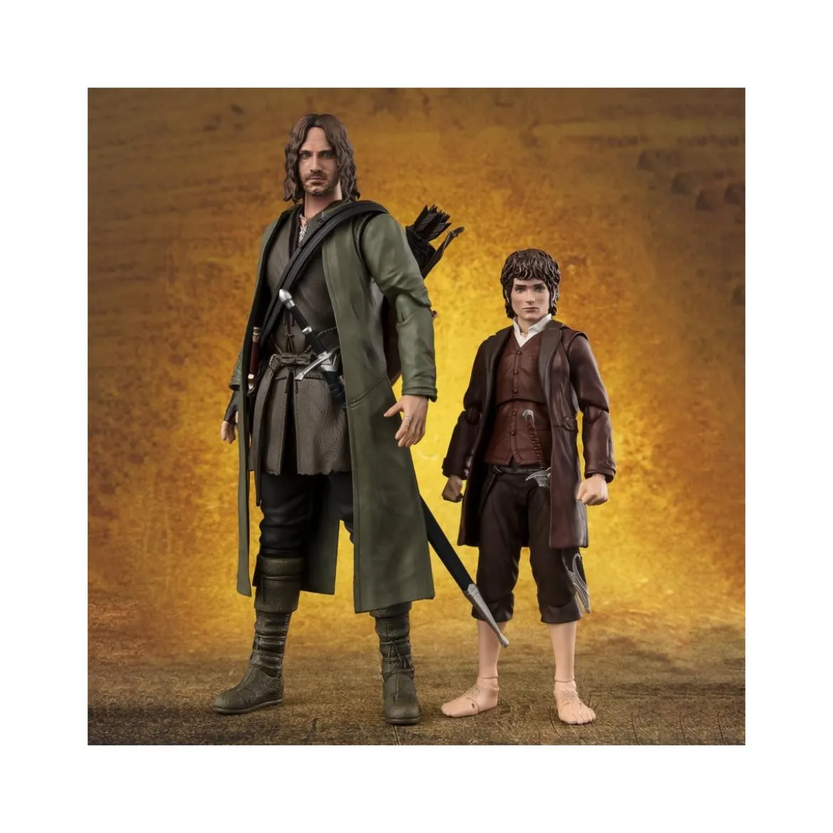 Tamashii - FRODO BAGGINS & GOLLUM - The Lord of the RIngs: The Fellowship of the Ring- S.H. Figuarts SHF