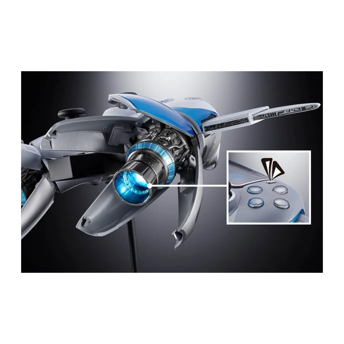 Tamashii Nations Chogokin Astro Bot - Astro Bot & Dual Speeder