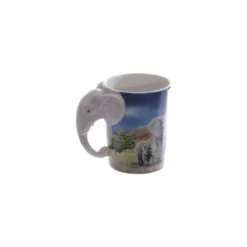 Tasse avec éléphants Poignée