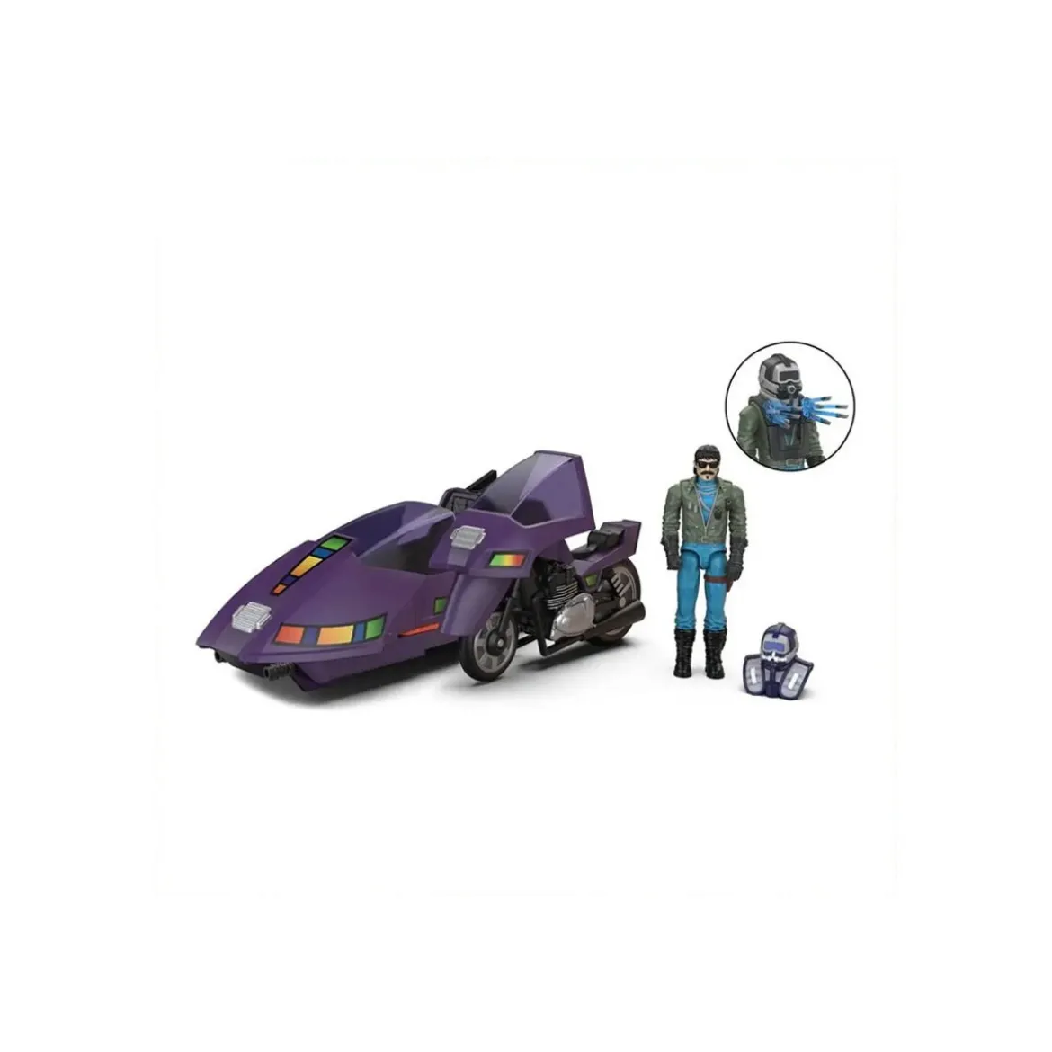 The loyal subjects - M.A.S.K. Wave 2 - Sly Rax with Pirhana SSC (Stealth Submarine Cycle)