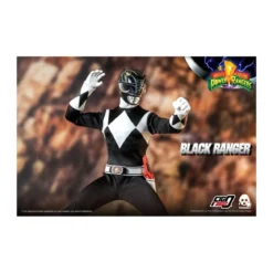 Three 0 - Black Ranger - Mighty Morphin Power Rangers FigZero 1/6