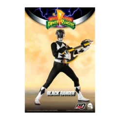 Three 0 - Black Ranger - Mighty Morphin Power Rangers FigZero 1/6