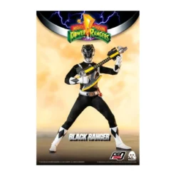 Three 0 - Black Ranger - Mighty Morphin Power Rangers FigZero 1/6