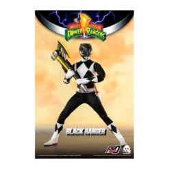 Three 0 - Black Ranger - Mighty Morphin Power Rangers FigZero 1/6