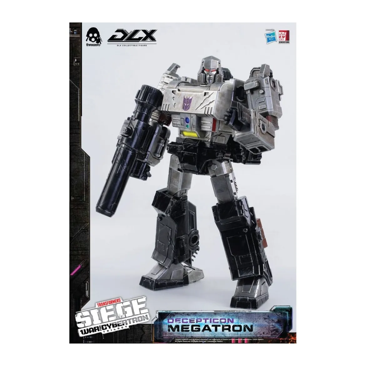 Three0 Transformers - DLX MEGATRON - War For Cybertron Trilogy